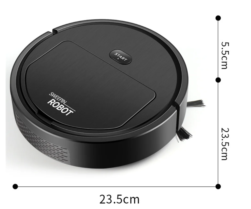 BonClean 3-in-1 Robot Aspirador: Succión Fuerte y Silenciosa