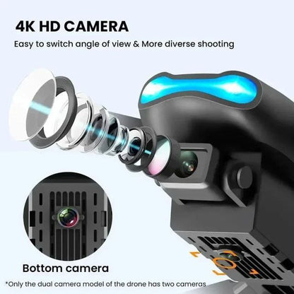 Dron E88 PRO MAX: Doble Cámara 4K Plegable